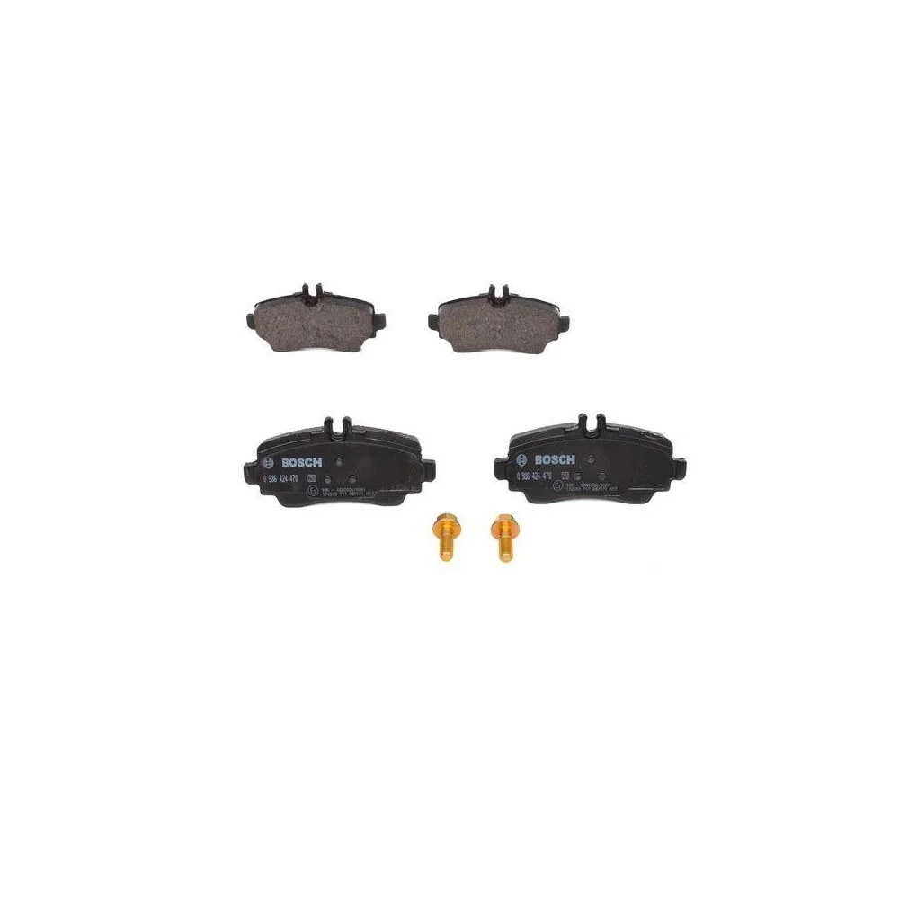 Комплект тормозных колодок, дисковый тормоз BOSCH 0 986 424 470 для MERCEDES-BENZ, фото №1