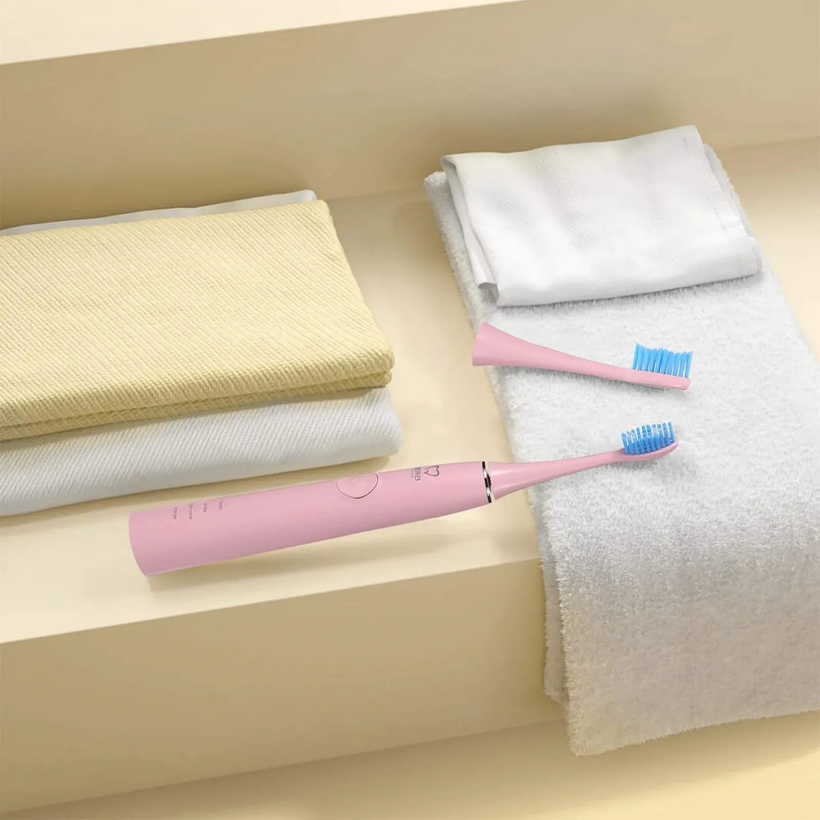 Электрическая звуковая зубная щетка WRITWAA набор со сменными насадками для взрослых, фото №6