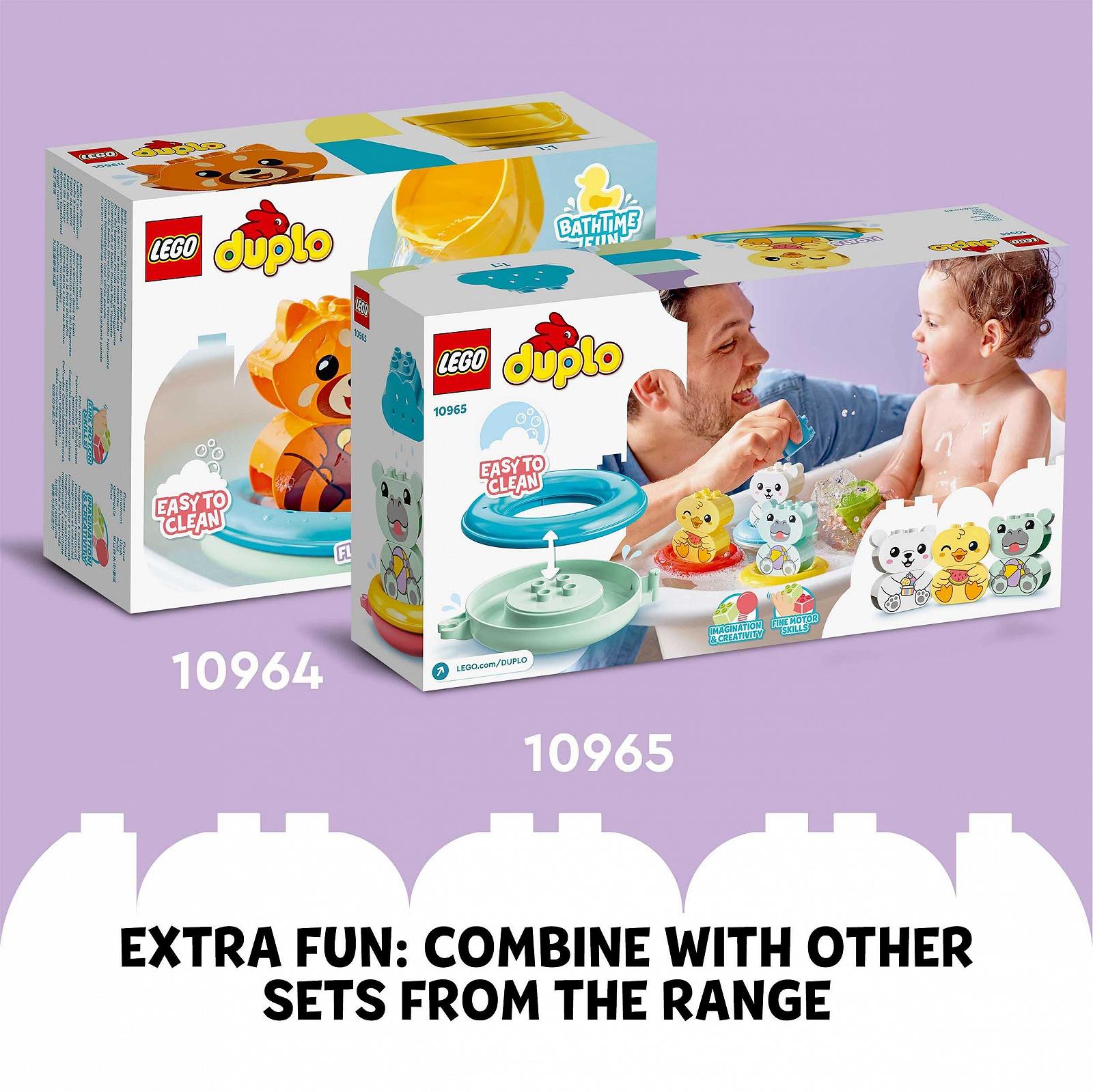 LEGO DUPLO Іграшка для ванни Плаваючий Острів з Тваринами 10966, фото №6