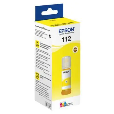 Контейнер с чернилами EPSON 112 EcoTank Pigment Yellow ink C13T06C44A, фото №1