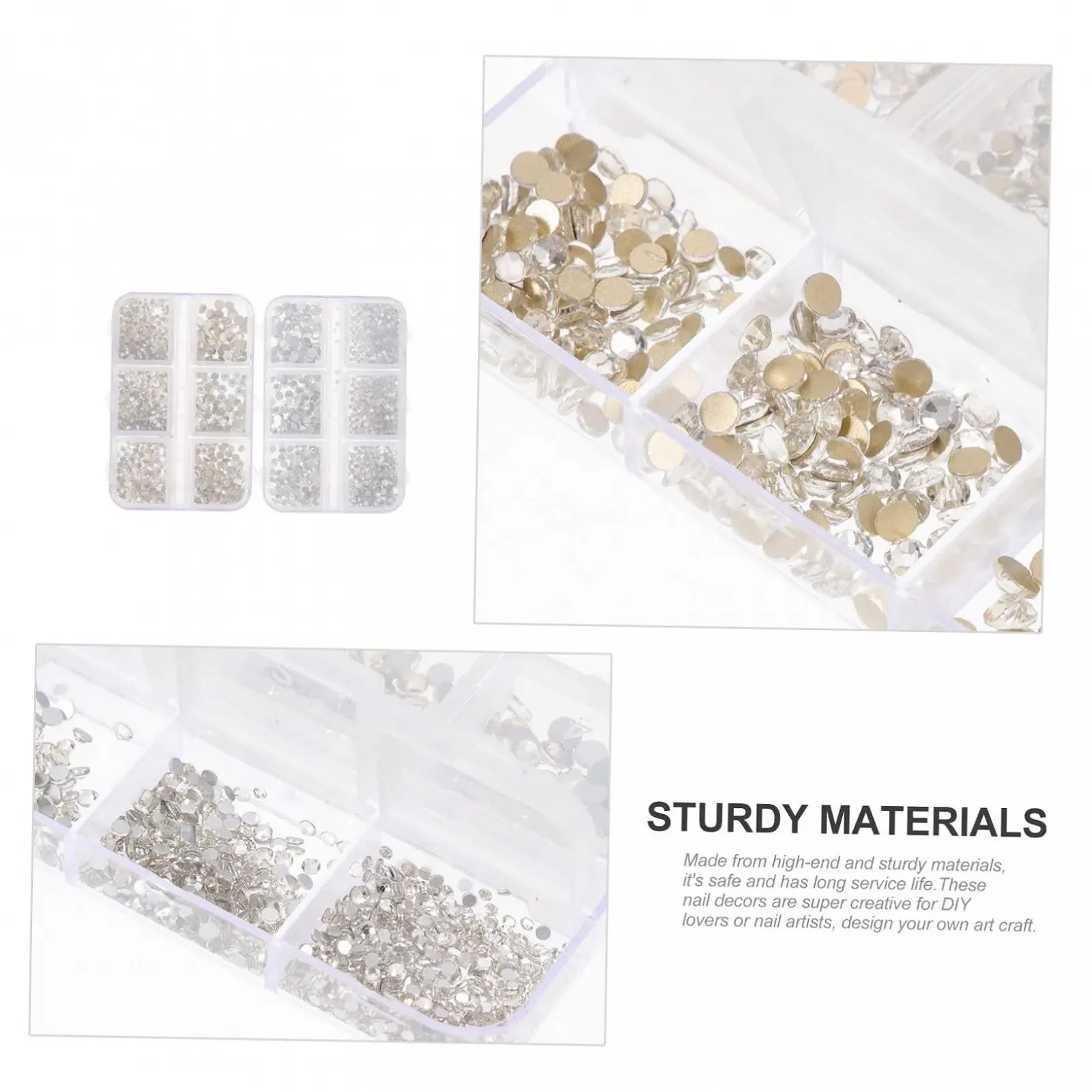 Стразы для ногтей (2 коробки), фото №9