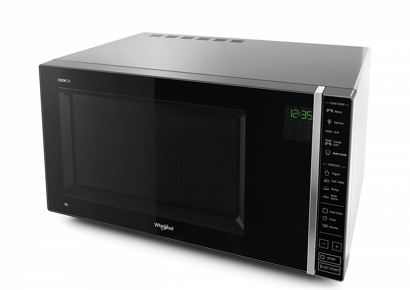 Настольная комбинированная микроволновая печь Whirlpool MWP 303 SB 30 л 900 Вт Серая, фото №2 Настольная комбинированная микроволновая печь Whirlpool MWP 303 SB 30 л 900 Вт Серая, фото №2