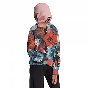 Женская Толстовка adidas W AOP SWT (Длинный Рукав) synthetic.ua - Фото 1