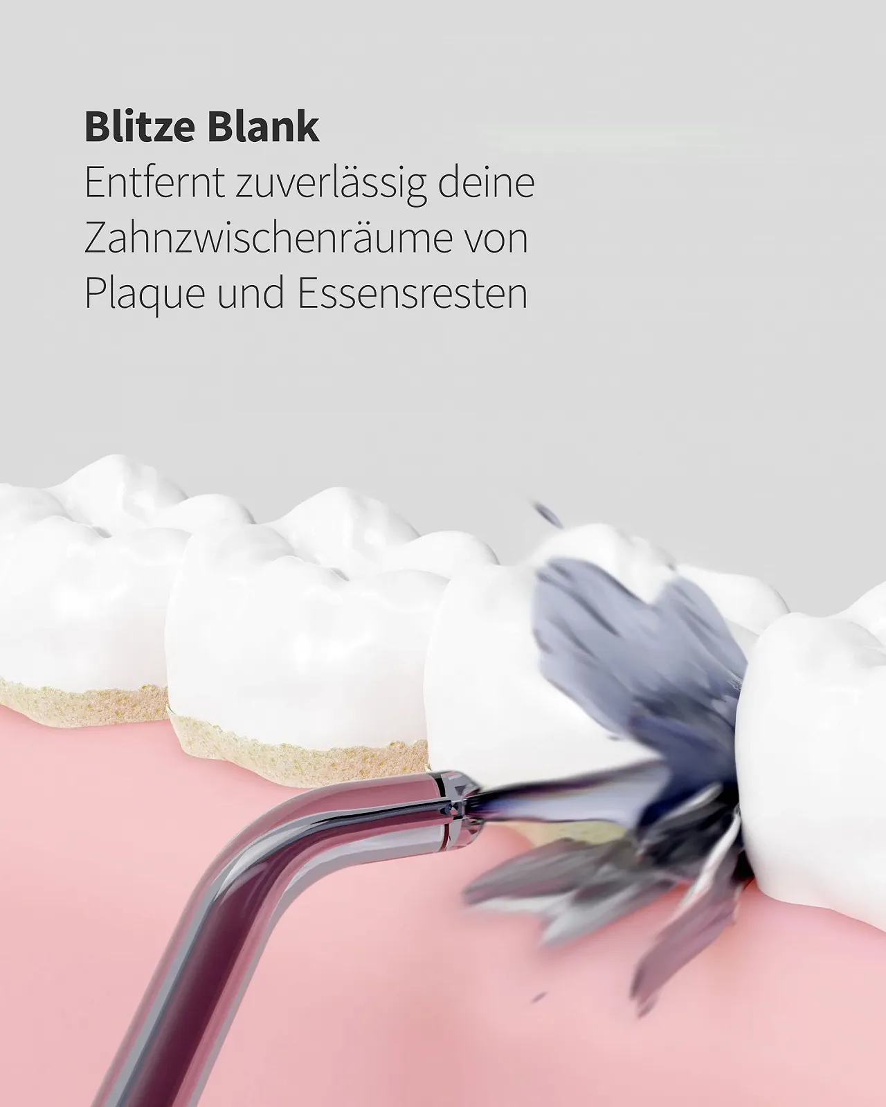 Электрическая звуковая зубная щетка и ирригатор Zahnheld Super Set Gero + Aquadent с насадкой и дорожным футляром, фото №6