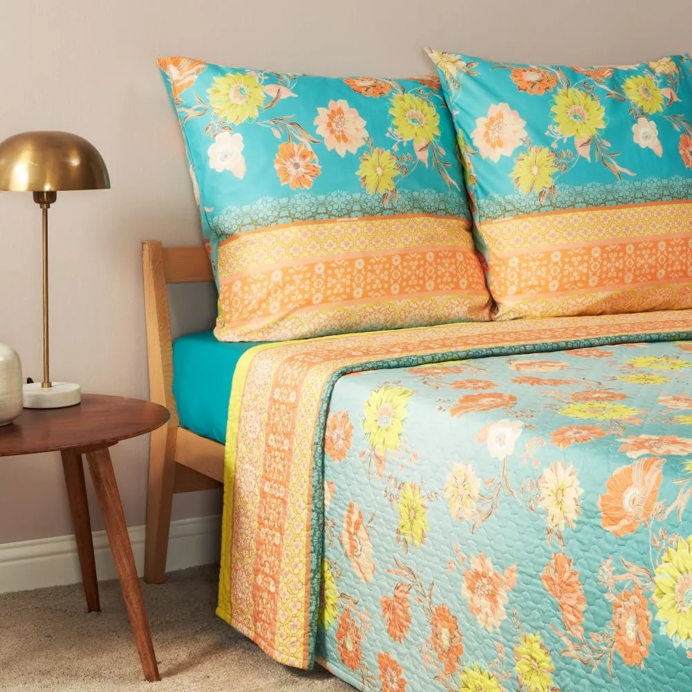 Покрывало Bassetti POSILLIPO 9328447 Хлопок Зеленый 220 x 255 см, фото №2