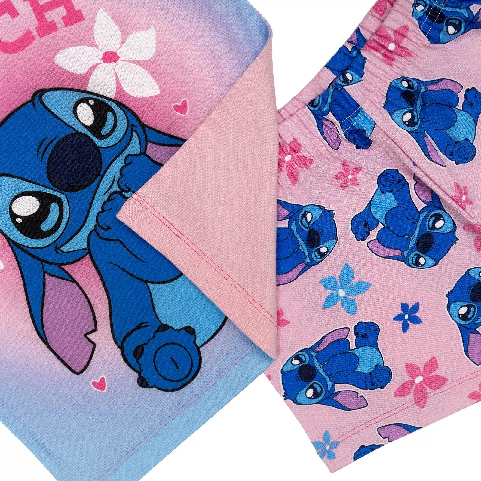 Піжама з шортами Disney Lilo and Stitch для дівчат з рюшами, фото №5