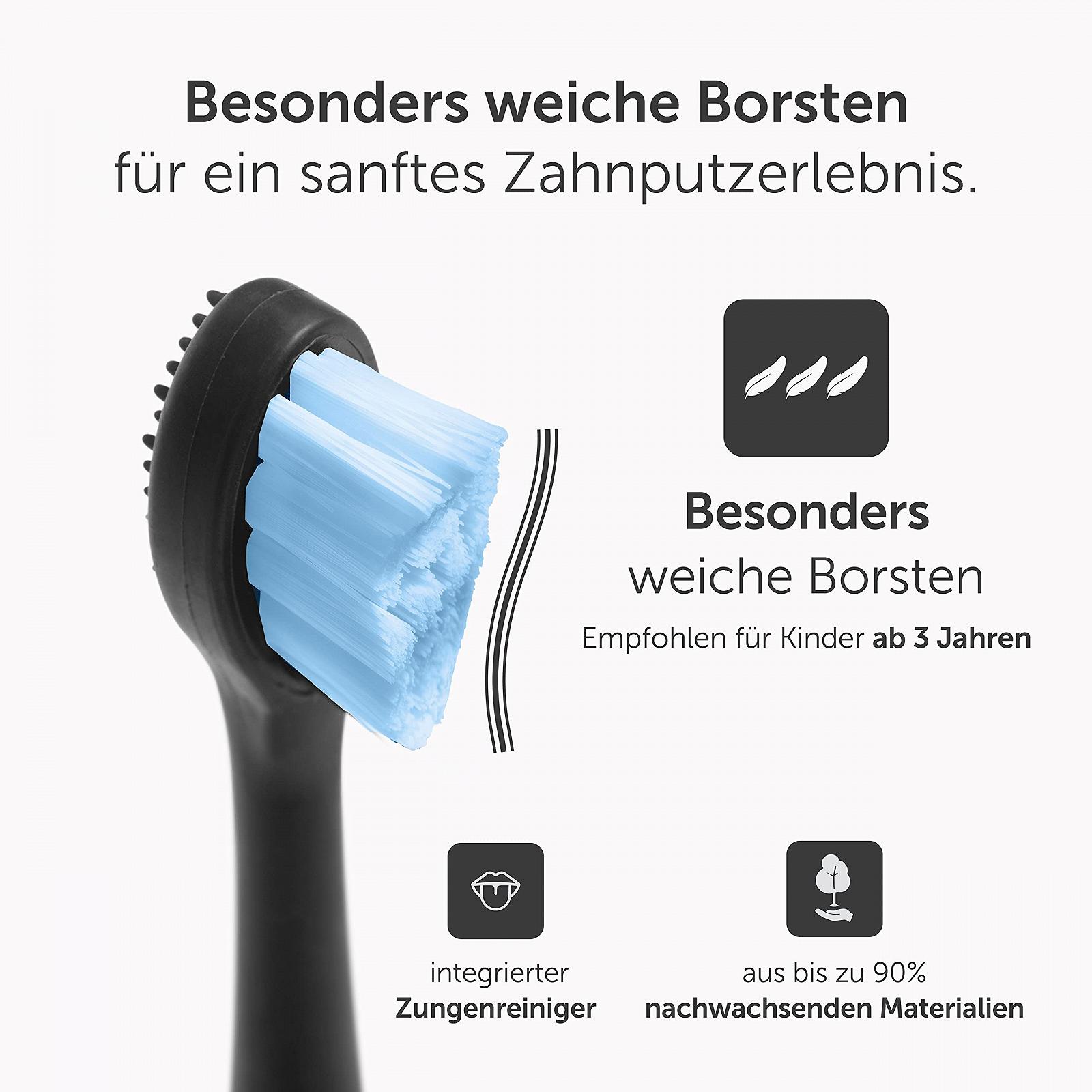 Змінна насадка для звукової зубної щітки Wondersmile Для дітей Super Soft Блакитна, фото №2