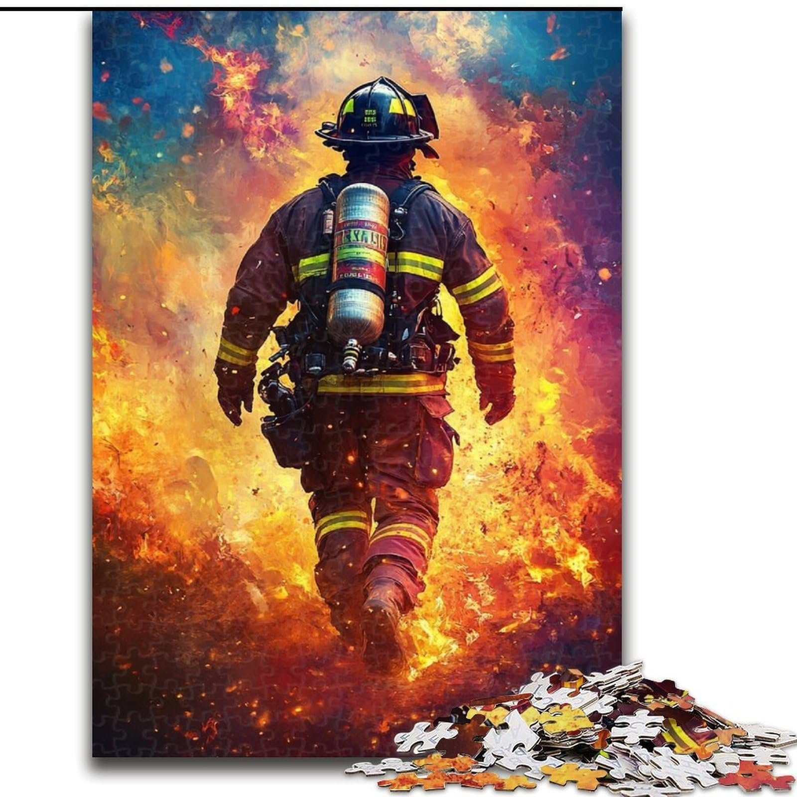 Пазл Пожежна машина 1000 елементів 26 x 38 см, фото №2