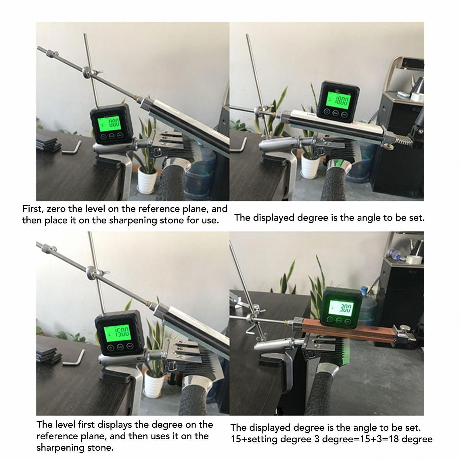 Професійна точильна система для ножів Focket з 10 каменями та поворотом на 360°, фото №3 Професійна точильна система для ножів Focket з 10 каменями та поворотом на 360°, фото №3