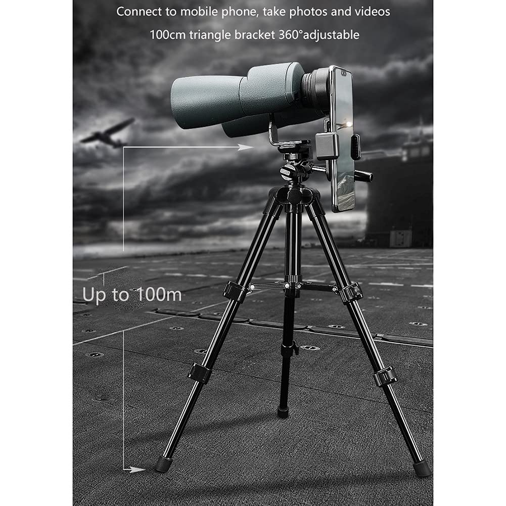 Бінокль DERBUT Fernglas 12X50 з телефонним адаптером штативом BAK4 Prisma для спостереження за птахами, фото №2