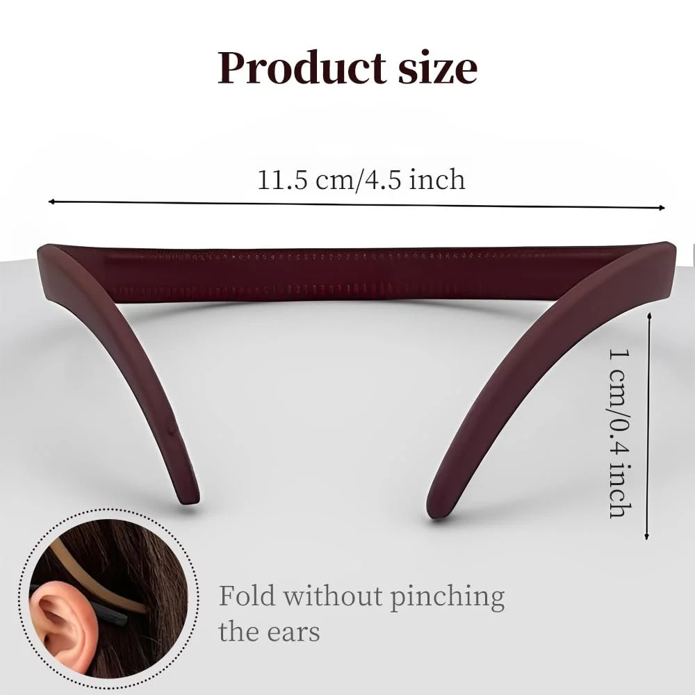 Набір з 4 обручів для волосся, матове покриття, фото №2