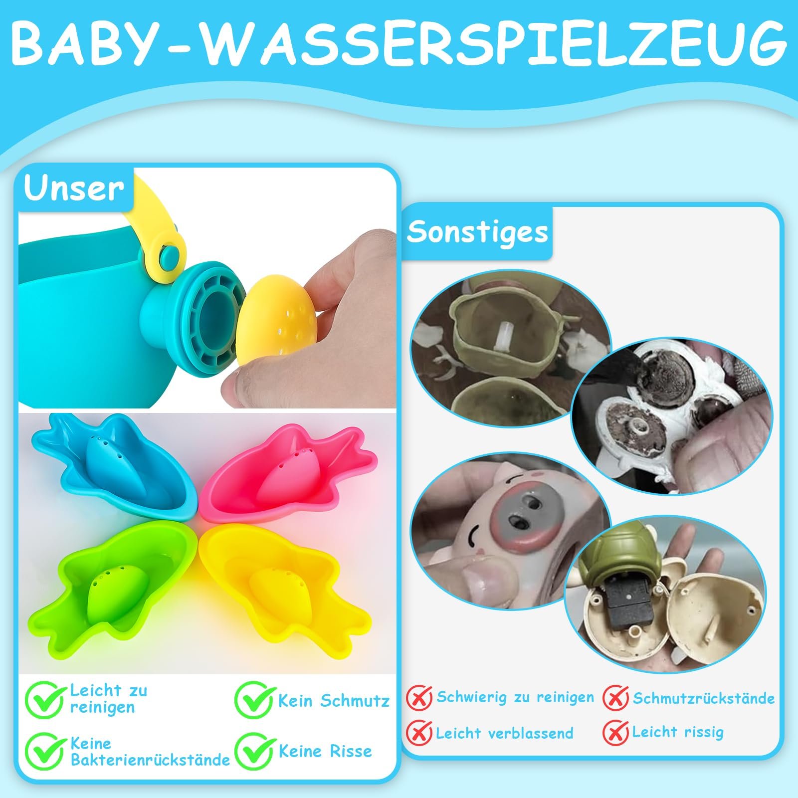 Игрушка для ванной Набор 10 шт, фото №4