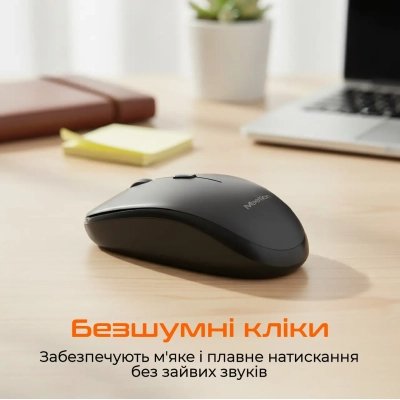 Мышка Meetion BTM100 Wireless/Bluetooth/USB Black (MT-BTM100-A), фото №3