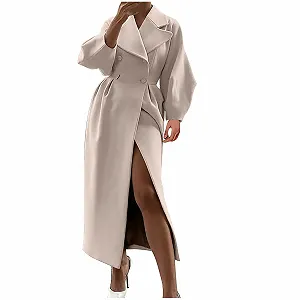 Жіноче зимове пальто Тренч Довге демісезонне - Фото 1