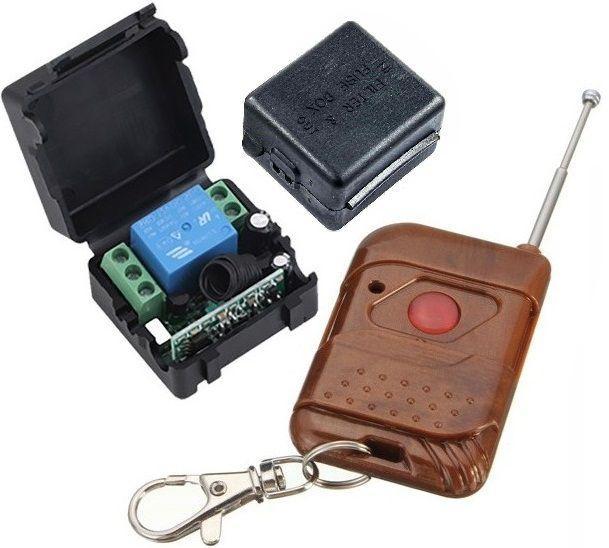 1-канальное беспроводное реле 12В пульт 315MHZ GV-350D, фото №1