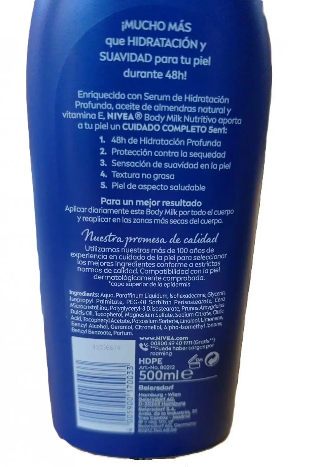 Молочко для тіла Nivea 5in1 Живильне 500 мл, 12 шт. в упаковці, фото №2 Молочко для тіла Nivea 5in1 Живильне 500 мл, 12 шт. в упаковці, фото №2