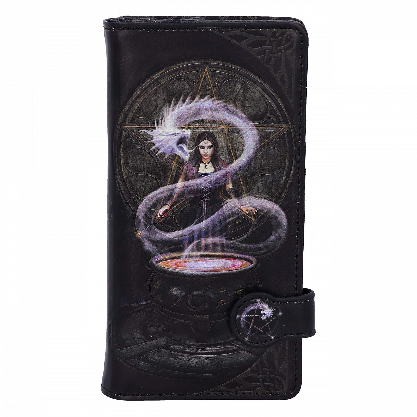 Кошелек Anne Stokes The Summoning Witch and Dragon Embossed Черный 18.5 см, фото №1