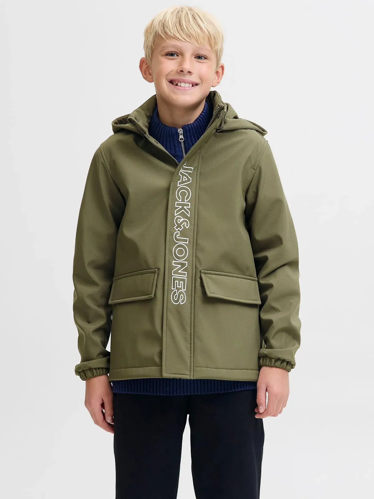 Куртка з капюшоном JACK & JONES Jjematt Softshell Sn Jnr, фото №5