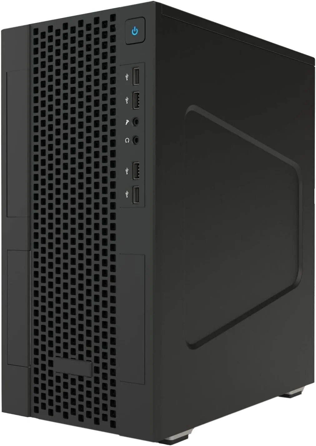 Корпус Itek SMALLCOM-P / без БЖ / Micro-ATX / Mini-Tower / 1x92mm / Black, фото №2