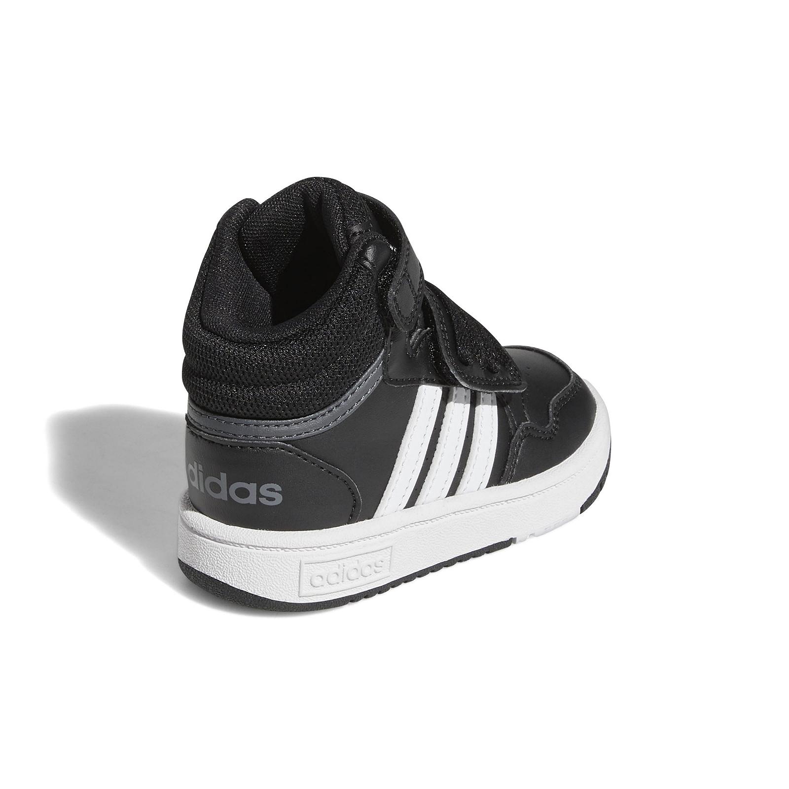 Кросівки adidas Unisex Kinder Hoops Mid, фото №6
