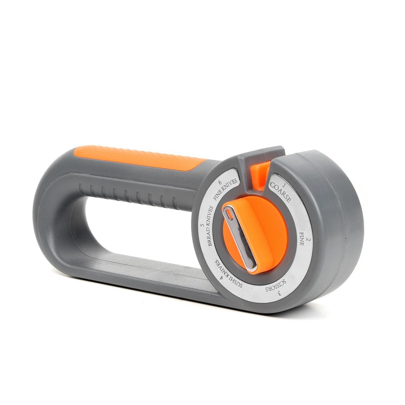Точило для ножів 6 в 1 алмазна багатофункціональна зі швидким регулюванням кута, фото №1