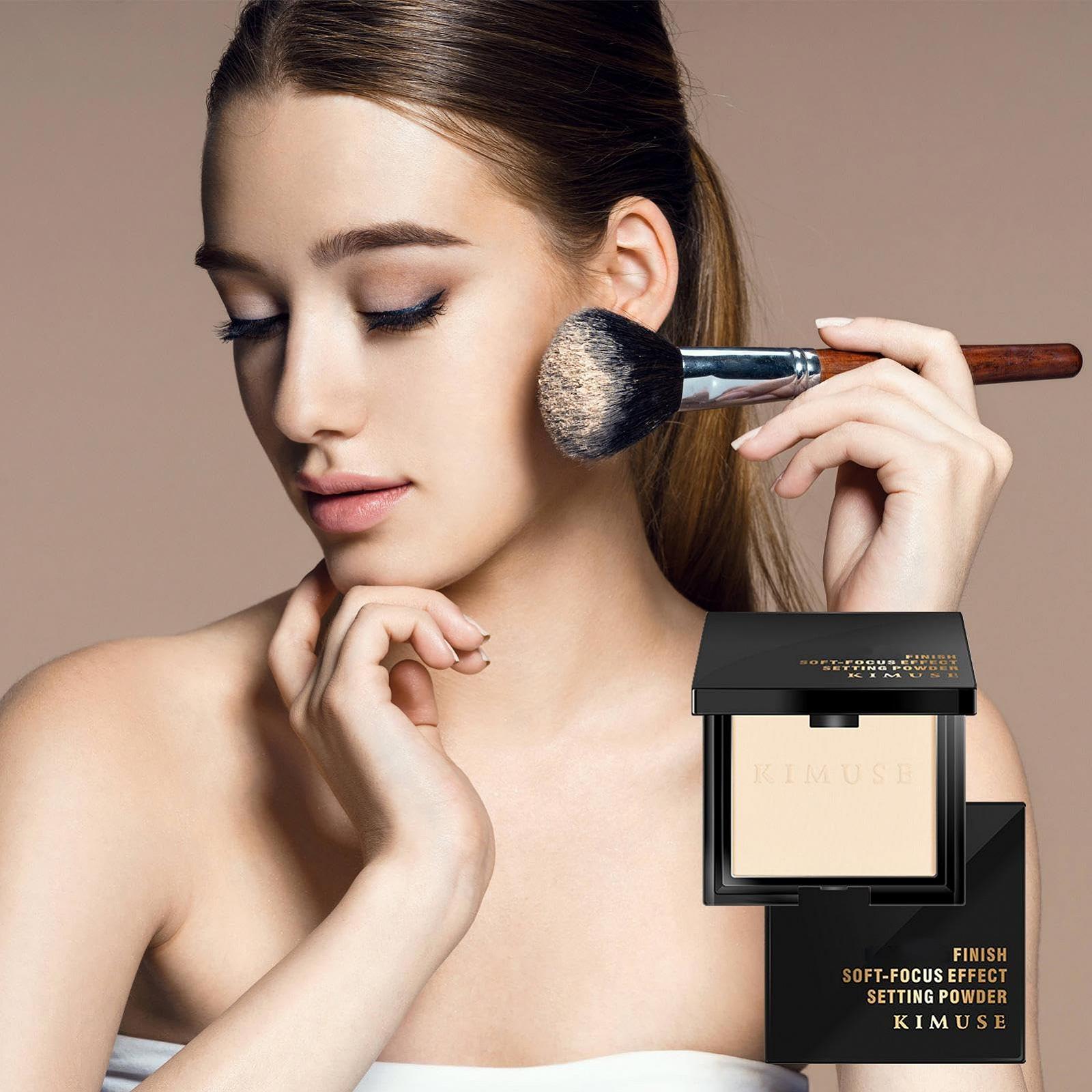 Пудра Tsuchiya Fixing Powder Пресована для обличчя Контроль жирності Легка Прозора HD Фінішна, фото №3