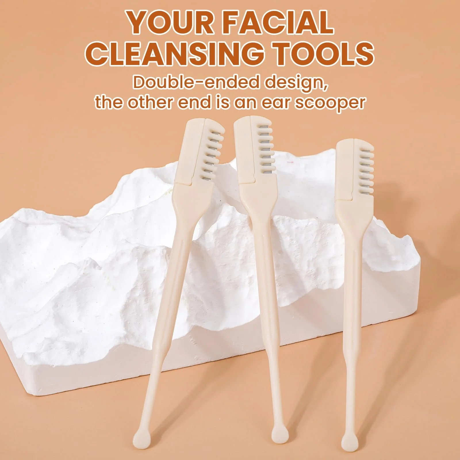 Тример для волосся в носі JIEYAO 3 Pieces 2-in-1 З подвійною насадкою, портативний, фото №7