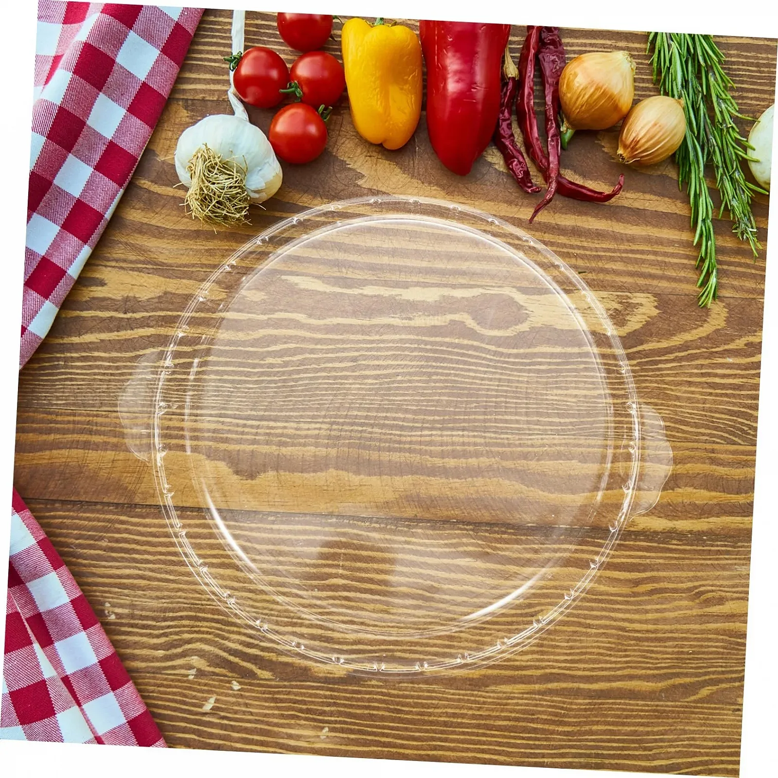 Форма для запікання/Тарілка для закусок VICASKY Скляна Для мікрохвильової печі та духовки Прозора, фото №5