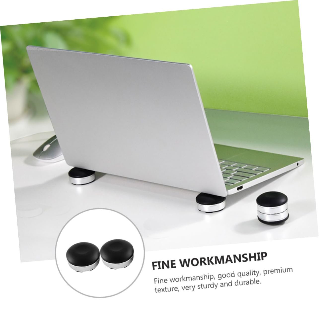 Підставка для ноутбука DOITOOL 2 шт, Портативні охолоджуючі пз регулюванням висоти, Міцна настільна, фото №6