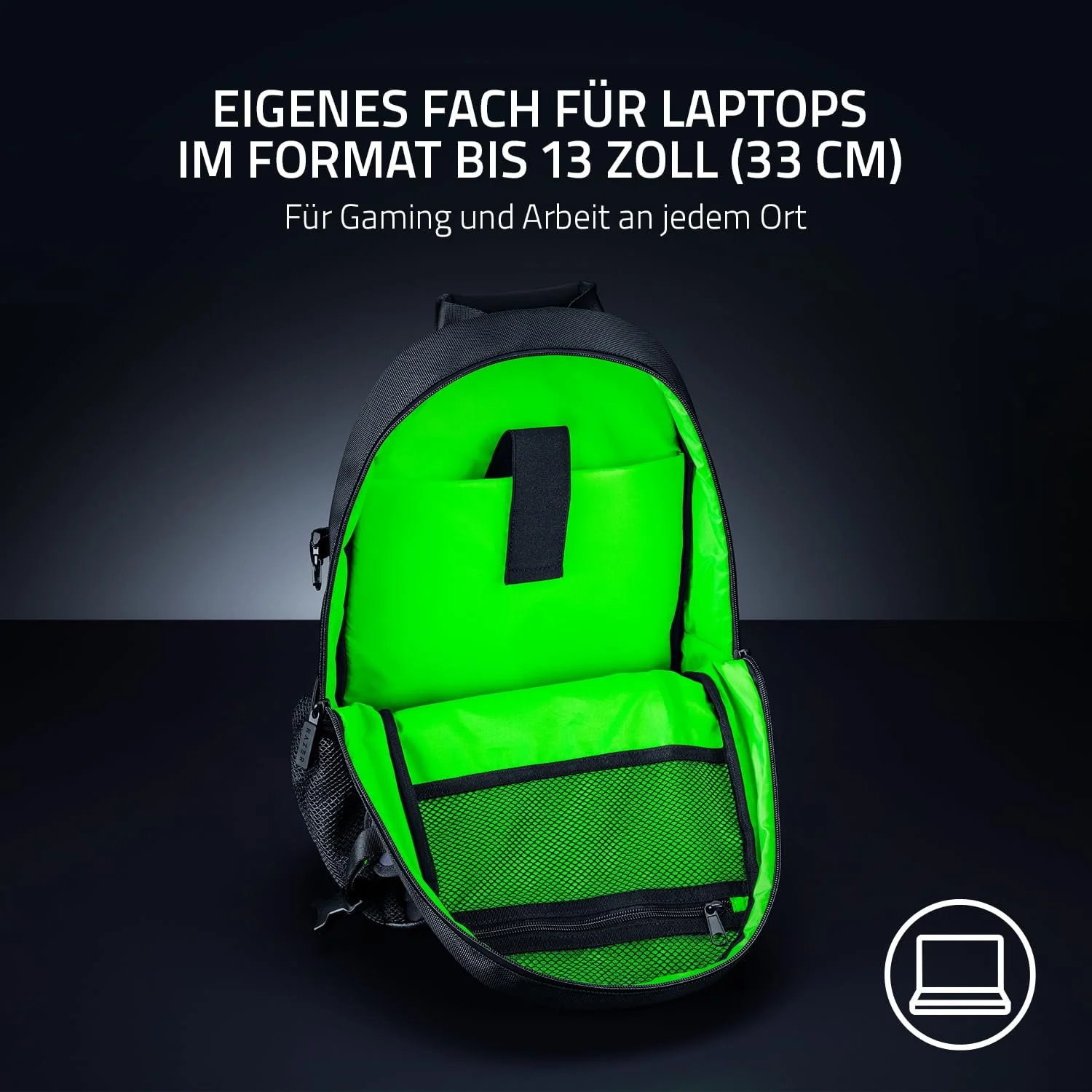 Рюкзак для ноутбука Razer Rogue V3 13.3 дюйма Black Edition Black, фото №4
