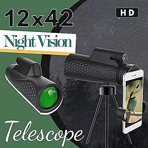 Телескоп WANWEN 12X42 Monokular-Teleskop Bak4 Prism водонепроницаемый Super-Telezooms для наблюдения за птицами, пеших прогулок, кемпинга, фото №6
