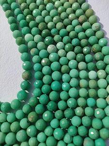 Бусины Хризопраз Круглые Гладкие 6-6.5 мм synthetic.ua - Фото 1