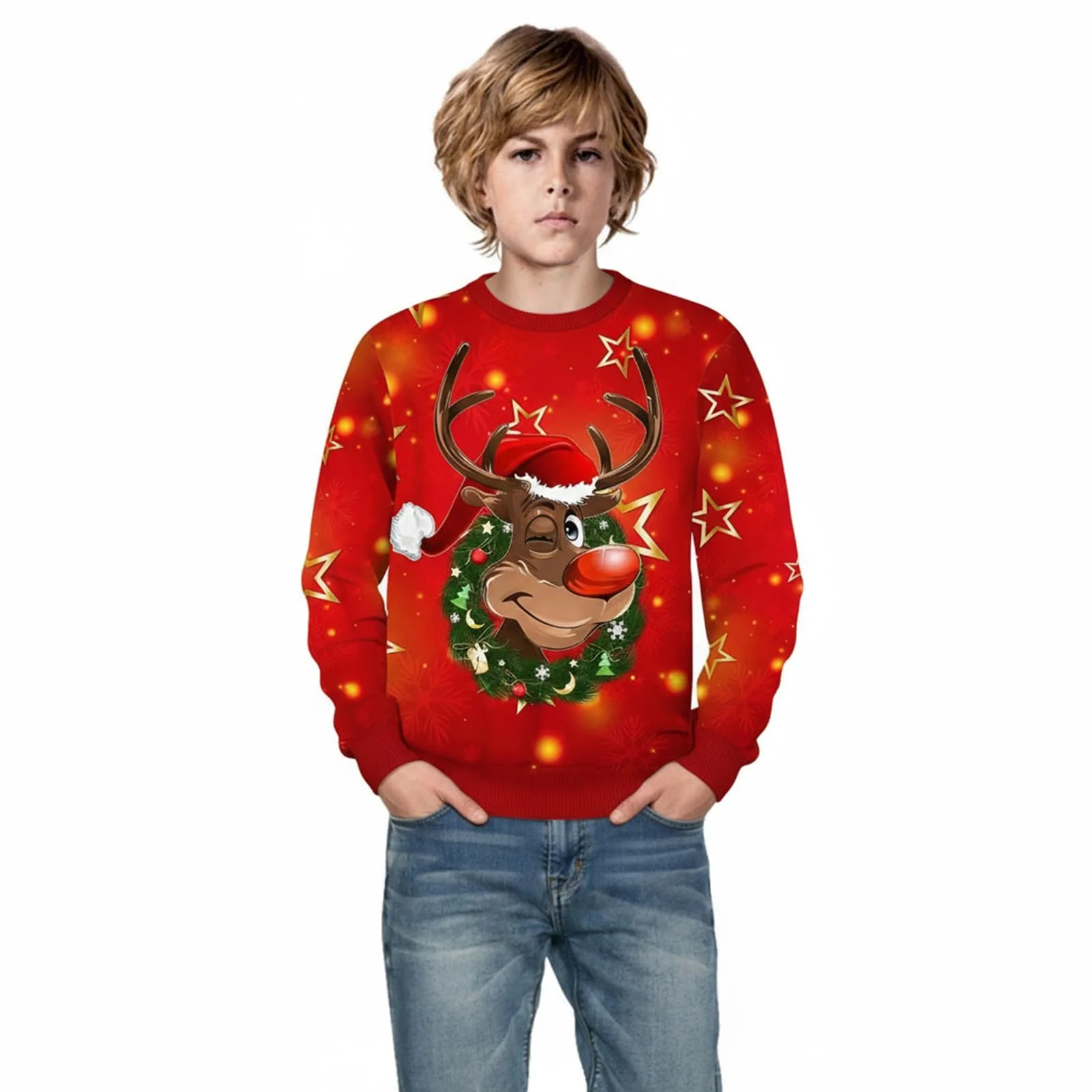 Джемпер Christmas для хлопчиків - Різдвяний, фото №2