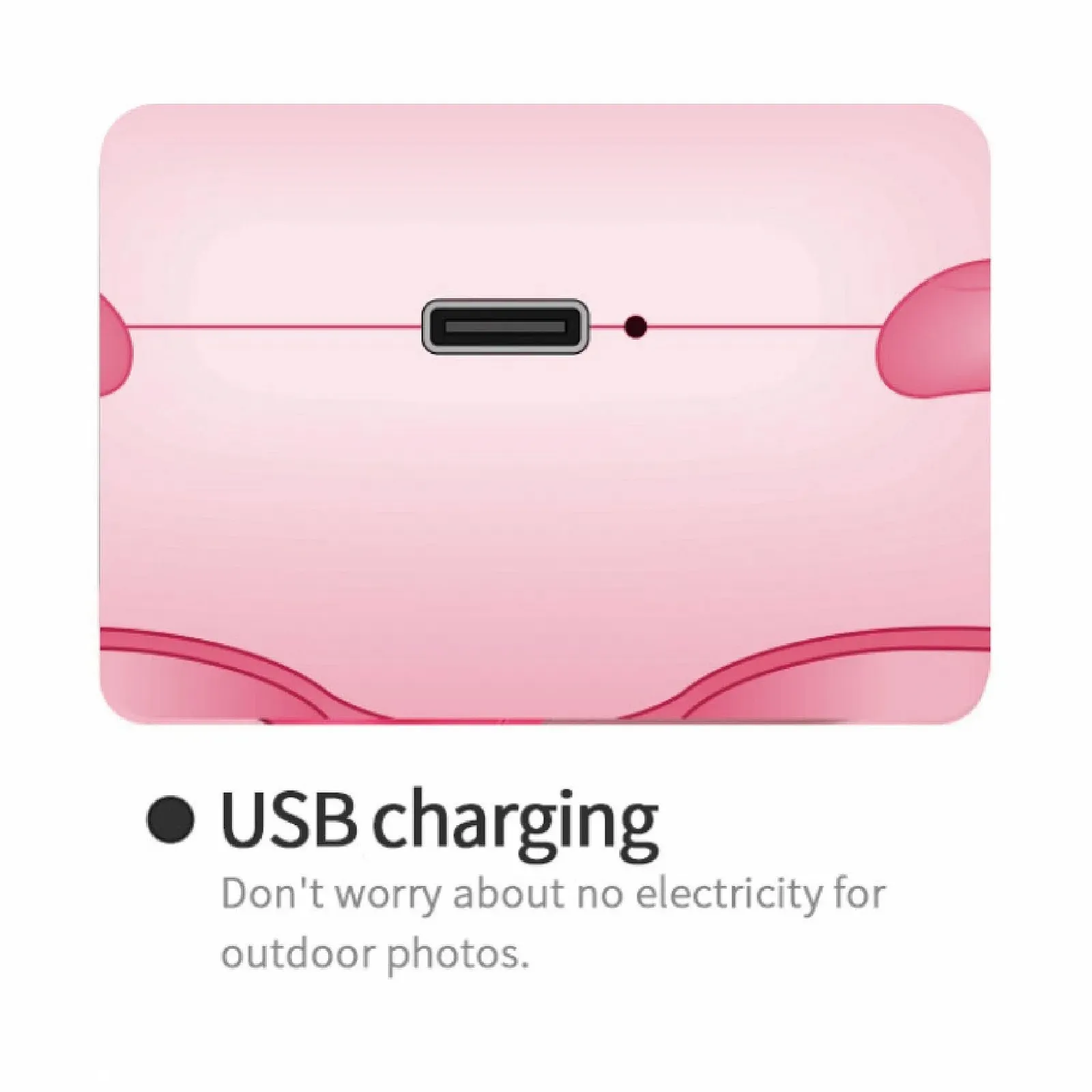 Детский фотоаппарат мгновенной печати 48MP 1080P 2.4" Pink, фото №7