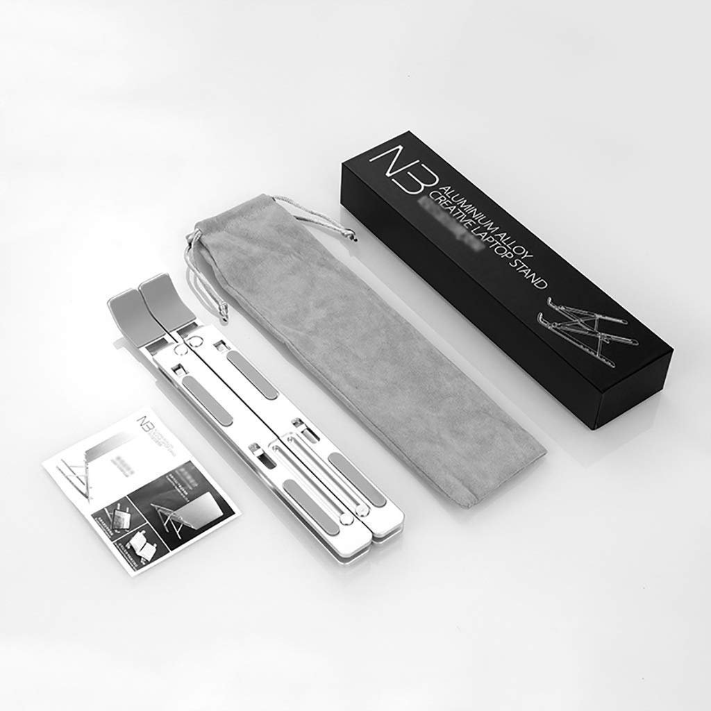 Подставка для ноутбука Алюминиевый сплав Серебристый, фото №5