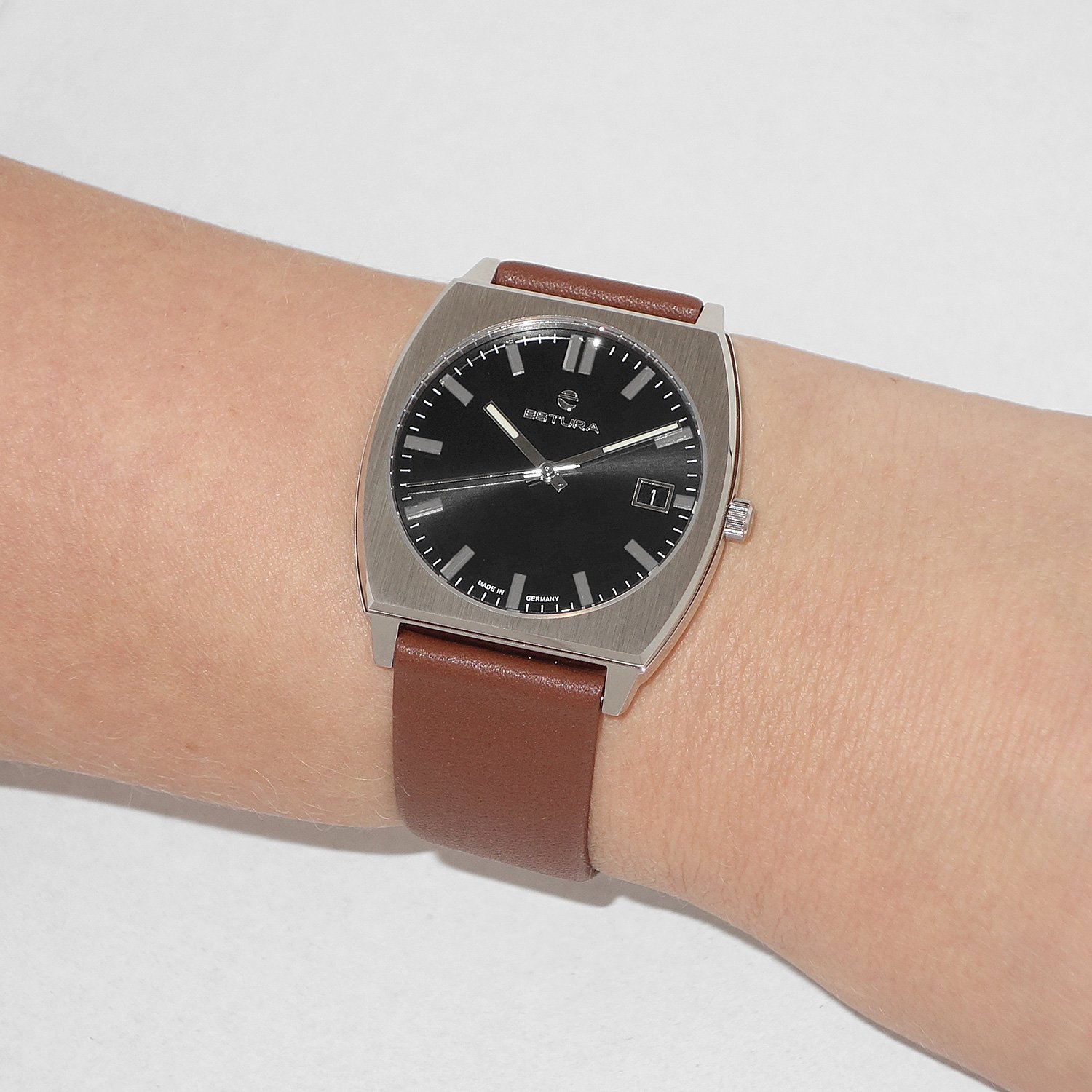 Женские часы Estura Miss Belleville Элегантные часы для женщин 4050-04, серебряный, современный, фото №4