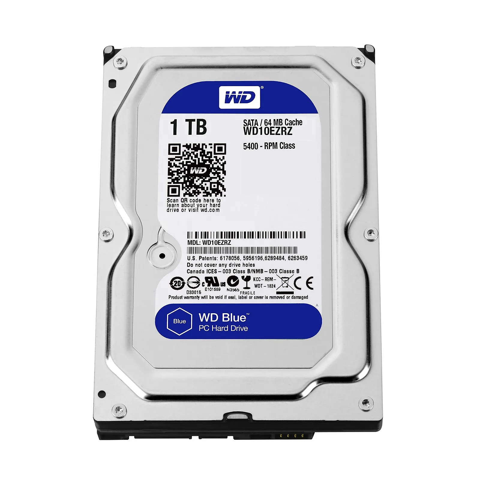 Внутренний жесткий диск Western Digital WD10EZRZ 3.5” 5400 RPM 64 MB SATA, фото №3