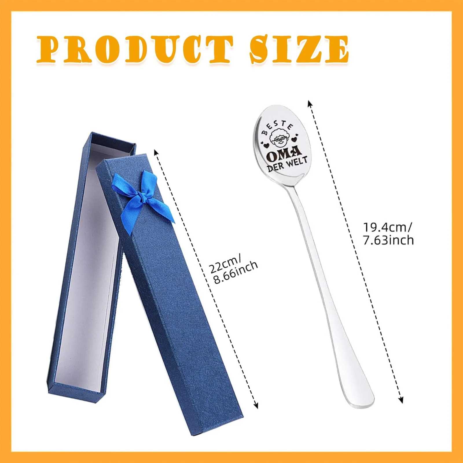 Ложка кавова NoName Найкраща бабуся і дідусь у світі, сріблястий, фото №2 Ложка кавова NoName Найкраща бабуся і дідусь у світі, сріблястий, фото №2