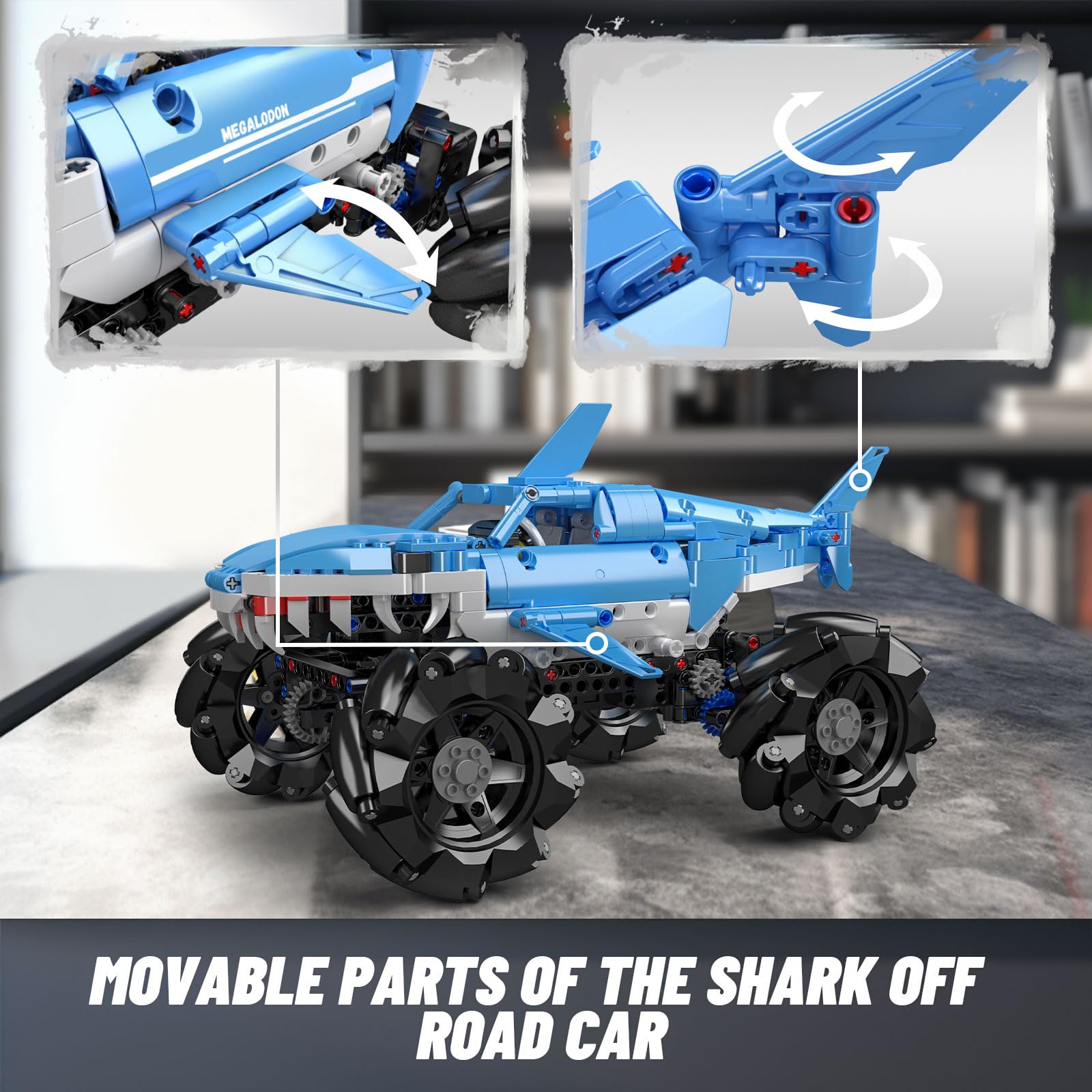 Конструктор Mould King Technick Модель monster truck 18032 786 частин, фото №4
