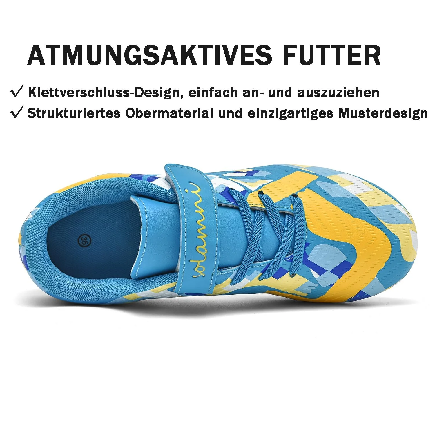 Футбольные бутсы Детские Легкие Дышащие для мальчиков и девочек Удобные Нескользящие Прочные с шипами для тренировок, фото №5