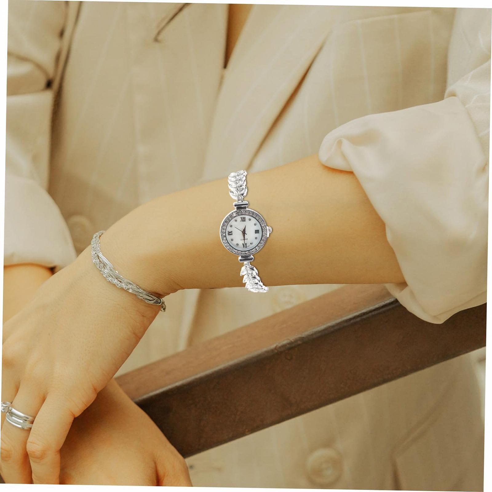 Жіночий Годинник Healvian, срібний, фото №4