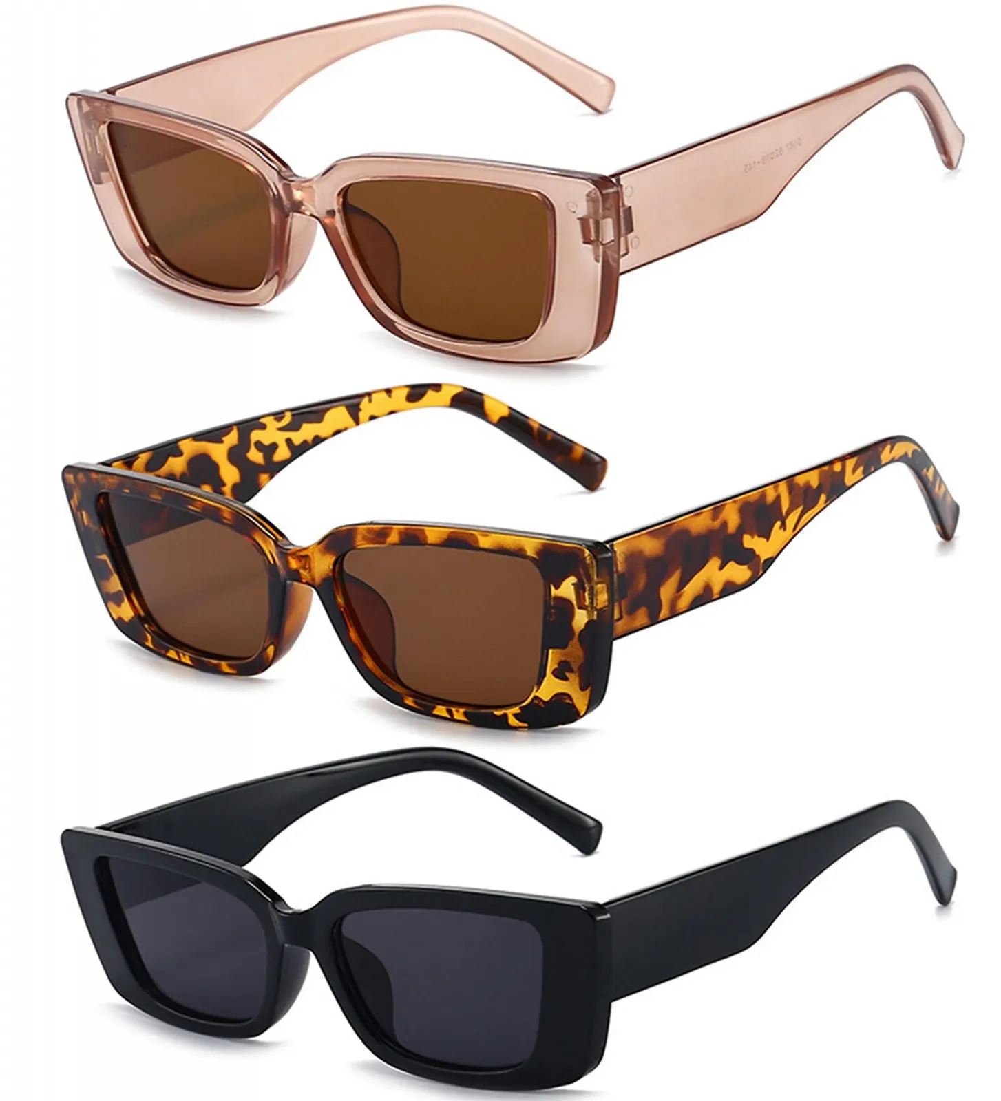 Вінтажні сонцезахисні окуляри котяче око Unning для жінок, ретро квадратні, фото №1