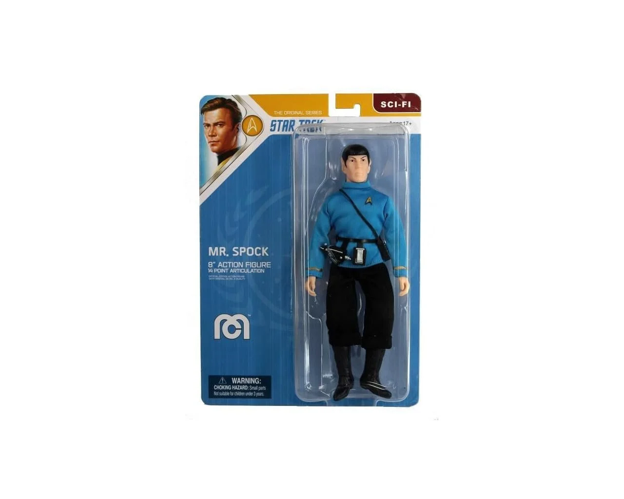 Коллекционная фигурка Mego Star Trek Mr. Spock 20 см, фото №1