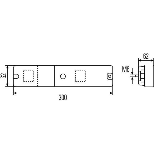 Задний фонарь HELLA 2VA 997 113-001 для MACK VAN HOOL MASSEY FERGUSON JOHN DEERE, фото №2