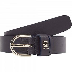 Ремінь Tommy Hilfiger Essential Effortless 1" Шкіряний Space Blue 80 см, Space Blue, 80 - Фото 1