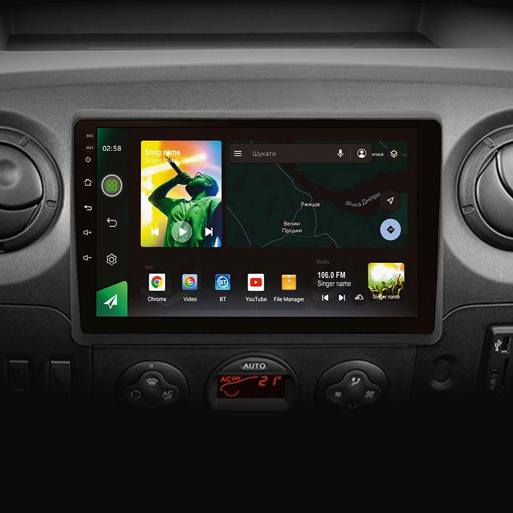Штатная магнитола Sigma X10464 4+64 Gb 4G DSP Renault Master 2010-2019 For Nissan NV400 2010-2020 Opel Movano 2 2010-201, фото №2