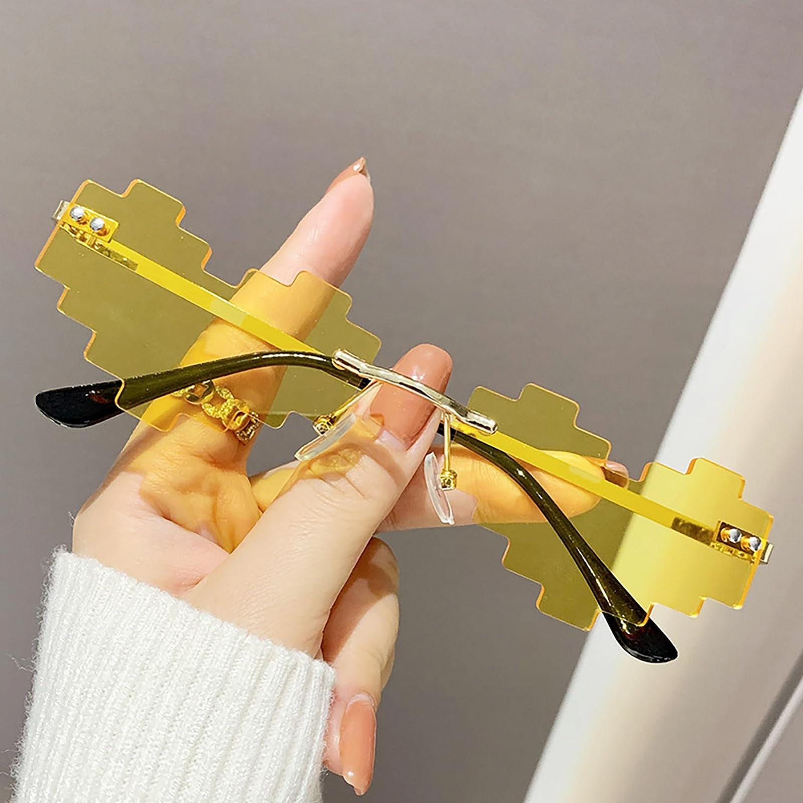 Солнцезащитные Очки Сердцевидные Frfik Сердцевидные Цветные Без оправы, фото №9