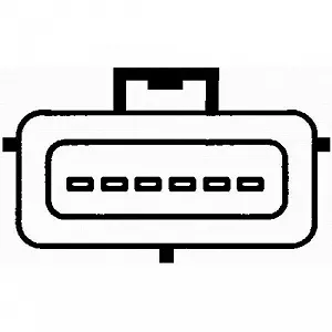 Витратомір повітря HELLA 8ET 009 142-291 для FORD HITACHI synthetic.ua - Фото 1