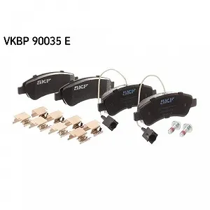 Комплект тормозных колодок дискового тормоза SKF VKBP 90035 E для CITROËN FIAT PEUGEOT synthetic.ua - Фото 1