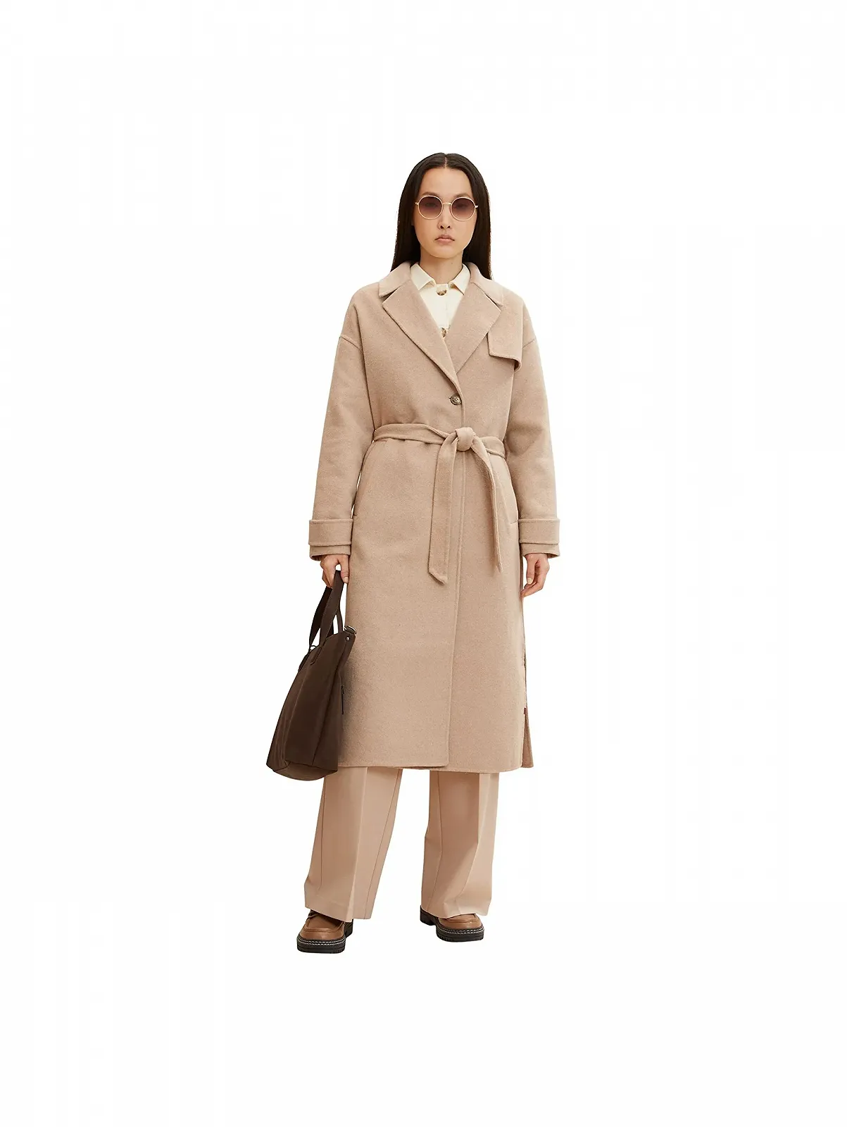 Пальто TOM TAILOR Женское с поясом, фото №6